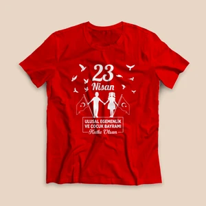 23 Nisan Tişörtü - TS2306 - KIRMIZI