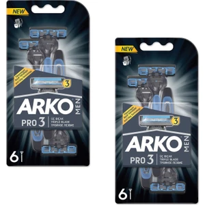 Men Pro 3 Üç Bıçaklı Tıraş Bıçağı 6'lı 2 Adet