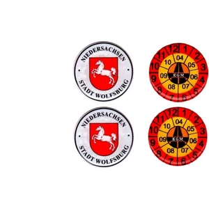 Plaka Damla Sticker 4'lu Takım Etiket Pulu Suya Güneşe Dayanaklı Kaliteli