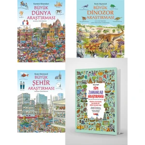 Çocuklariçin Araştırma Seti - 4 Kitap
