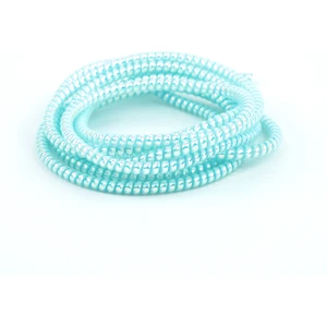 Şarj Aleti Kablosu Kablo Kordon Koruyucu Spiral Sarma Kılıf Koruma Laser Aquamarine 160CM