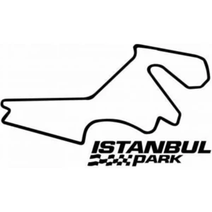 Istanbul Park Sticker Beyaz