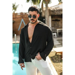 Dokulu Oversize Yazlık Gömlek