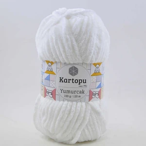 Yumurcak K010 5 Adet Kadife Ip Beyaz