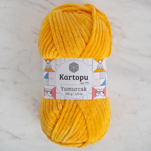 Yumurcak K320 5 Adet Kadife Ip Yumurta Sarı