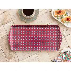 English Home Exotic Square Melamin Tepsı 37X18 cm Pembe