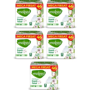 Pure&Soft Hijyenik Ped Mega Normal 46'Lı 5 Paket