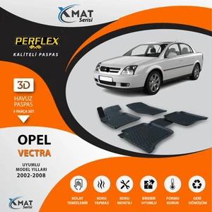Paspas 3D Havuzlu X-Mat Vectra C 2002-2008