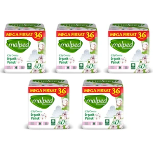 Pure&soft Hijyenik Ped Mega Fırsat Uzun 36'lı 5 Paket