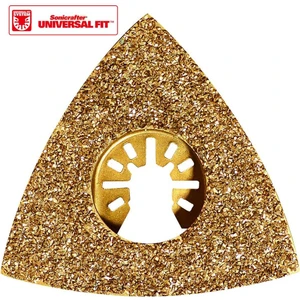 WA4966 Çok Amaçlı Raspalama Makinası Için 75X75MM Karbür Kaplama Harç, Boya, Yapıştırıcı Universal Zımpara Başlığı