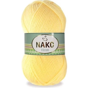 Vizon 00215 5 Adet Premium Akrilik El Örgü Ipi Saman Sarısı