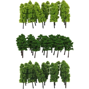Yeşillik Peyzaj Binası Ağacı Model Oyuncaklar Diorama Orman Sahnesi Için Ölçek (Yurt Dışından)