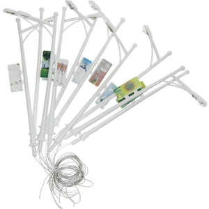 10 Adet Model Demiryolu Lampost Lambaları Sokak Işıkları Ho Oo Ölçekli Leds Lamba G (Yurt Dışından)