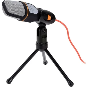 Bilgisayar Için 3.5 mm Tripodlu Condenser Stüdyo Mikrofonu - AL666