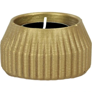 Şamdan Dekoratif Mumluk Şamdan Tealight Mum Uyumlu Çizgili Model