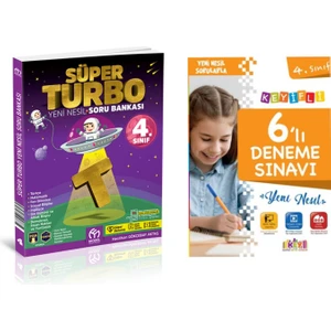 Model Eğitim Yayıncılık 4. Sınıf Süper Turbo Tüm Dersler Soru Bankası - Key 4. Sınıf 6'lı Deneme