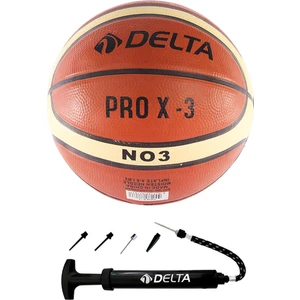 Pro X Deluxe Kauçuk 3 Numara Basketbol Topu + Top Pompası