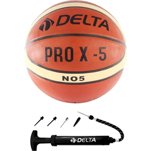Pro X Deluxe Kauçuk 5 Numara Basketbol Topu + Top Pompası