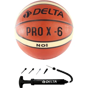 Pro X Deluxe Kauçuk 6 Numara Basketbol Topu + Top Pompası