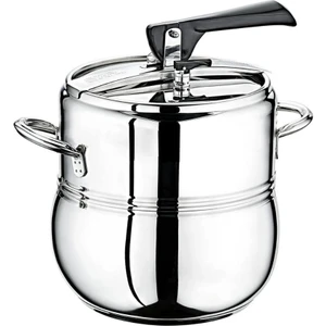 Oms Paslanmaz 5104 2 Parça Klasik Güveç Düdüklü Tencere 22 cm 5 Litre 152.5104.G.5.SADE
