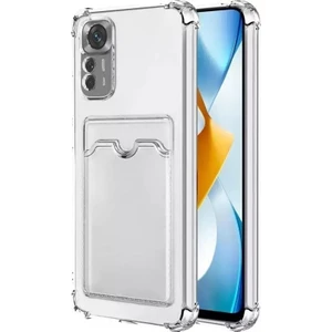 Xiaomi 12T Pro Kılıf Silikon Kartlıklı Kamera Korumalı