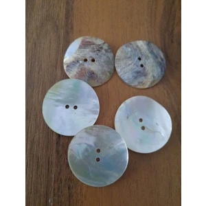 hakiki doğal sedef 2,5 cm düğme 1 paket 10 adet