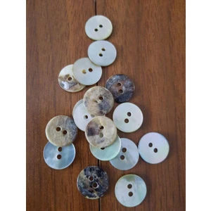 düğme doğal hakiki sedef  düğme 1,5 cm 1 paket 20 adet