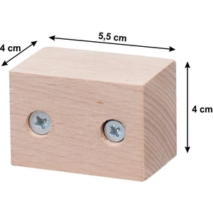 Masa Sandalye Koltuk Kanepe Ünite Ayak Yükseltici Ağaç Takoz  Boy 4 cm En 55 mm