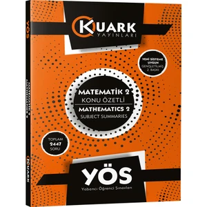 KUARK YAYINLARI YÖS MATEMATİK-2 KONU ÖZETLİ