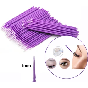 Lifting Maskara Kirpik Micro Stick Fırça 100 Adet 717009