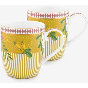 Pip Studio La Majorelle Sarı Porselen Kupa Seti 145 ml