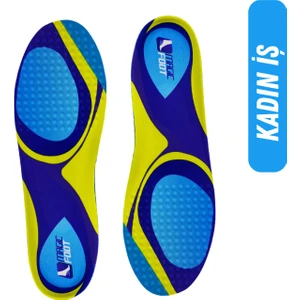 Magic Foot Work Energy iş Tabanlığı - Ortopedik Tabanlık - Uzun Süreler Ayakta Çalışanlar için - Rahat Tabanlık -  Darbe Emici Özellikli - High Memory Foam Teknolojisi - Kadın Ayakkabı iç Tabanlığı