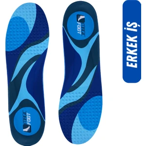 Magic Foot Work Energy iş Tabanlığı - Ortopedik Tabanlık - Uzun Süreler Ayakta Çalışanlar için - Rahat Tabanlık -  Darbe Emici Özellikli - High Memory Foam Teknolojisi - Erkek Ayakkabı iç Tabanlığı