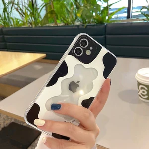 Go Aksesuar Iphone 11 Uyumlu Şeffaf Kamera Korumalı Trend Siyah Beyaz Kılıf