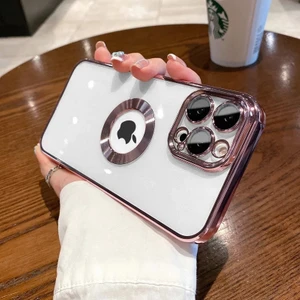 Go Aksesuar Iphone 13 Pro Uyumlu(Exrta Kamera Lens Korumalı)  Lazer Kamera Korumalı Kılıf