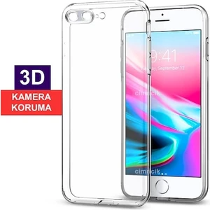 Go Aksesuar Apple Iphone 7 / 8 / Se 2020 Uyumlu Darbe Önleyici Kamera Korumalı Şeffaf Silikon Kılıf Aa Kalite