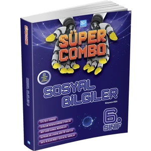 Karaca Eğitim Yayınları Süper Combo Sosyal Bilgiler 6. Sınıf Soru Kitabı
