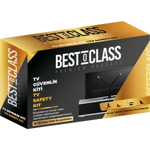 Premium Product Tv Güvenlik Kiti 15" - 75" Televizyonlar İçin Uyumlu - Bebek, Deprem, Evcil Hayvan Emniyet Kemeri