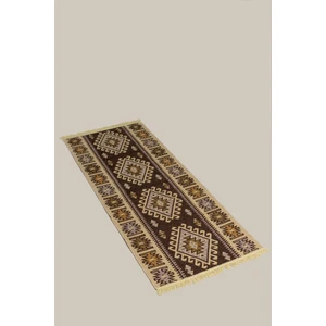 Uzun Koridor Kilimi (Uşak Kilimi) Çift Taraflı (80X200) (Yıkanabilir)