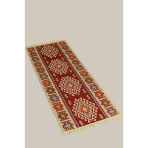 Uzun Koridor Kilimi (Uşak Kilimi) Çift Taraflı (100X200) (Yıkanabilir)