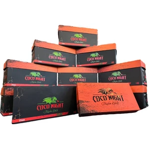 Coco Night 10KG Hindistan Cevizi Küp Nargile Kömürü 27MM