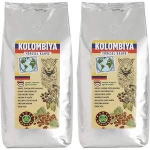 Kahve Dünyası Kolombiya Yöresel Filtre Kahve Çekirdek 2 Adet 1kg