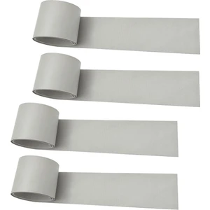 4pcs Şişme Kayık Tekne Su Geçirmez Pvc Onarım Yamaları Şerit Gri 51*1000MM (Yurt Dışından)