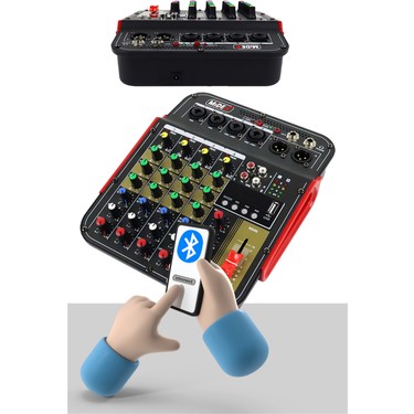 Midex Vokal Paket-2 CX1 Stüdyo Mikrofon 6 Kanal Stüdyo Kayıt Fiyatı