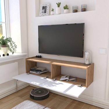 Yıldız Elegance Selin Luxe Tv Ünitesi Tv Sehpası Ahşap/beyaz Fiyatı