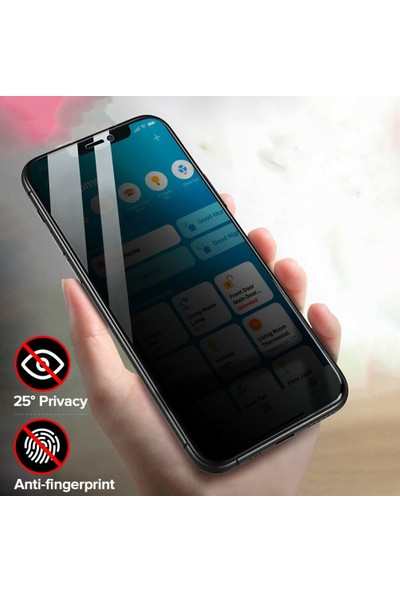 Arazon Apple iPhone  Hayalet Ekran Koruyucu Parlak Seramik Gizli Privacy