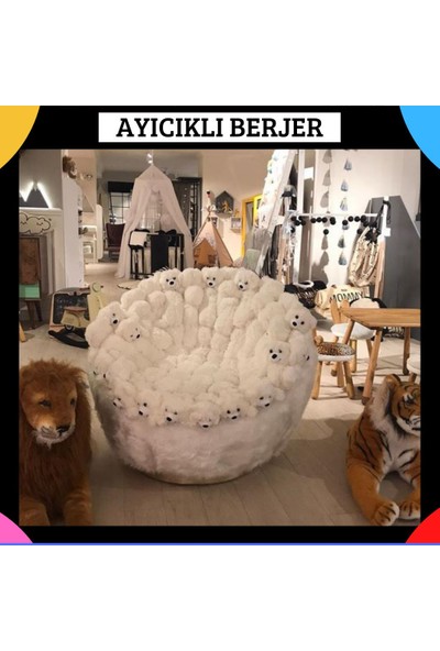 Farinay Tekli Berjer Beyaz