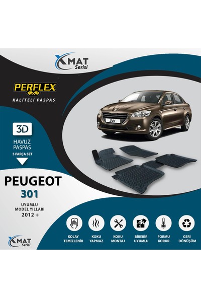 Perflex Paspas 3D Havuzlu X-Mat 301 2012+
