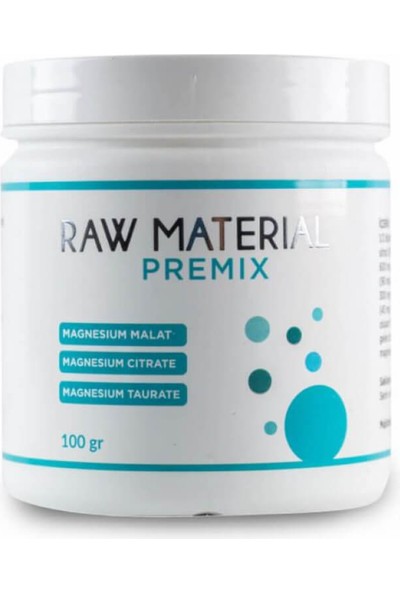 Raw Material Premix - Magnesium Malat - Citrate - Taurate 100 gr