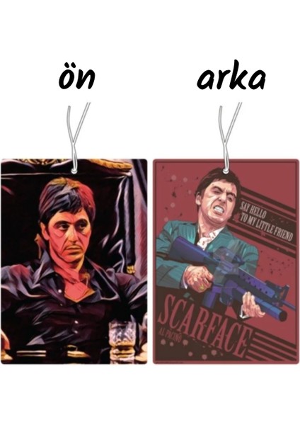 Jethızında Scarface Tasarımlı Oto Kokusu